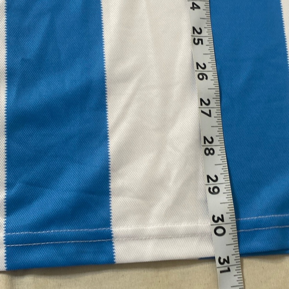 adidas Blue and White Striped Jersey - Picture 3 of 8